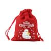 Bolsas de Dulces Navideños y de Año Nuevo al por Mayor en Stock, Bolsas de Arpillera Navideñas, Bolsas para Manzanas, Empaques, Bolsas de Regalo para Nochebuena, Almacenamiento