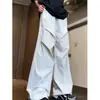 2026 Novo Verão Caimento Fluido Refrescante Gelo Plissado Casual Calças Longas Roupa de Trabalho Calças de Perna Larga Tamanho Plus Retro Estilo Fino ins