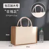 Bolsa de Lino Spot Logo Personalizado DIY Bolsa de Lino y Yute Hecha a Medida Sin Estampar Mismo Estilo Bolsa de Lino Publicitaria