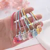 Hilo de Cera Coreano Colorido de 2 mm Cierre de Langosta Corto de Aleación Cordón de unos 13 cm de Largo Cuerda para Colgante DIY Hebilla de Doble Extremo Accesorios