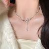 Cadena para Clavícula de Circonita Mariposa para Mujer Lujo Ligero Diseño de Nicho Accesorios de Alta Calidad Versátiles Estilo Súper Hada Dulce Fresco Picante Collar