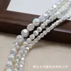 Perla Prismática Barroca de Vidrio Irregular Facetada Agujero Recto Accesorios para Joyería Joyería DIY Cuentas Sueltas