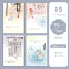 B5eva Goma Antifreeze Amigable con la Piel Cubierta para Cuaderno Estudiante Junior Preparatoria Oficina Espesor de Alto Valor Cuaderno A5