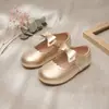 Sapatos Mary Jane de Renda com Laço para Meninas Sapatos para Daminhas de Honra Roupa Formal Infantil Sapatos Infantis Fecho Mágico Sapatos Individuais Retrô Princesa