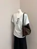 Camiseta Delgada de Algodón y Lino para Mujer, Camisa Base Blanca, Casual de Verano, Estilo Perezoso, Uso Diario para el Trabajo, Top Versátil, Ropa Interior de Manga Corta