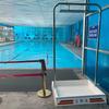 Piscina Profissional Foot Dip Piscina Corredor Chuveiro Desinfecção Piscina para os pés Exterior Interior Aço Inoxidável Pulverizador de indução