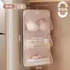 Bolsa colgante para almacenamiento de ropa interior, bolsa de almacenamiento colgante, bolsa de malla mágica para almacenamiento de ropa interior, bolsa para colgar en la puerta del armario de dormitorio estudiantil