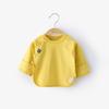 Ropa de media espalda para recién nacido algodón lana ropa Heshang ropa de otoño para bebé ropa para bebé recién nacido primavera y otoño para usar debajo verano top sin costuras