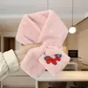 Cachecol de pelo macio versão coreana estilo japonês outono e inverno ins cachecol de pelúcia para menina imitação de pelo de coelho rex grosso cruzado