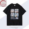 De Volta para o Futuro 1999 Periféricos de Jogo 37 Camiseta de Algodão de Manga Curta Estilo Igual Masculina Hermes Estrela Verão Terno de Dor