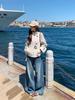 Chamarra Corta Cortavientos Coreana para Mujer para Principios de Primavera y Otoño, Estilo Nuevo, Chaqueta Super Bonita Estilo Británico con Cuello Alto y Cintura Ajustada para Personas Bajitas