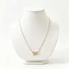 Cadena de Perlas Oceánicas de Venta Caliente Transfronteriza Europea y Americana Cadena para Clavícula de Mujer Colgante de Estrella de Mar y Concha Collar Multicapa Apilable Venta al por Mayor