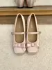 Bailarinas de Noche Estilo Coreano para Mujer 2026 Nuevo Lazo de Mariposa Aumentador de Altura Par de Hadas con Faldas Zapatos Mary Jane