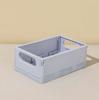 Cesta Plegable de Almacenamiento de Escritorio Oficina Simple para Libros Snacks Juguetes Dormitorio Caja de Almacenamiento de Maquillaje