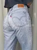 Nuevos Jeans Cropped Ajustados Elásticos de Industria Pesada con Perforaciones Calientes Moda Versátiles Pantalones Rectos Lavados Primavera y Verano 2024