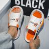 Sandálias de Tira Única e Chinelos de Novo Estilo para o Verão com Solado Grosso para Uso Externo Confortáveis Antiderrapantes Esportivos Casuais Sapatos de Solado Grosso para Homens
