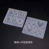 Yu Meiren molde de silicona para resina epoxi diy molde para dulces molde para caramelos parches con forma de corazón adornos molde de silicona