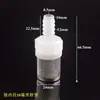 Plástico PP Acero Inoxidable Cubierta de Filtro Manguera de Bomba de Agua Interfaz de Pagoda Pantalla de Filtro de Impurezas de Agua para Acuario