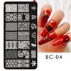 Nail Art placa de transferência atacado borboleta pingente de renda padrão de renda padrão de balé padrão de transferência de unhas Modelo