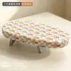 Mini tabla de planchar para el hogar, pequeña almohadilla para plancha eléctrica, tabla de planchar colgante, tabla de planchar de escritorio, tabla de planchar plegable de mano para uso en escritorio