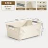 Cesta de Almacenamiento para Snacks y Miscelánea, Caja para Guardar Juguetes, Cesta de Almacenamiento de Escritorio para el Hogar, Cesta de Plástico, Caja Organizadora para Gabinete de Cocina