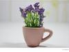 Mini Vaso Cerâmico Magnético Decorativo Criativo Transfronteiriço 3D Realista Pequeno Vaso de Flores Fofo Ímã Decorativo de Geladeira