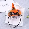 Diadema de Halloween Calabaza Fiesta Sombrero de Bruja Suministros Decorativos Diadema Clásica de Telaraña Sombrero de Bruja Accesorios para el Cabello