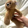 Pinza para el pelo de peluche de oso lindo, clip de garra de muñeca de dibujos animados, estilo girly, estilo Ins para la parte trasera de la cabeza, nuevo accesorio para el cabello de otoño e invierno