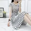 Vestido de Rayón para Mujer, Moderno con Cordones, Transpirable, Verano, Holgado, Ceñido a la Cintura, Estilo Nuevo, Adelgazante, Vestido de Longitud Media