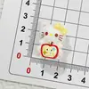 Nueva Cadena para Teléfono Móvil de Gato Manzana de Dibujos Animados Llavero Lindo de Gatito de Resina Colgante para Mochila Escolar Material Pegamento de Crema Mano