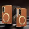 Aplicável à Capa de Celular Samsung Z Fold 8 Tela Dobrável Veludo Eixo Central Duplo Suporte Magnético Rotativo Case Fold8 Ultra
