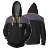 Novo Cardigan com Zíper e Capuz Estampado em 3D de Star Trek Casaco Esportivo Perimetral