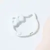 Liga de Zinco Gato Kt Fofo Fivela de Mola Pintado Colorido Gato da Sorte Kt Chaveiro Argola Aberta Acessórios para Joias DIY
