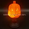 Portavelas de Calabaza Brillante de Halloween Transfronterizo, Linterna de Calabaza con Base Vintage, Adorno de Decoración de Halloween, Suministro Directo del Fabricante