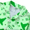 Conjunto Sencillo de Pijama Cardigan Verde de Seda de Leche Transfronterizo para Mujer, Manga Corta, Pantalones Cortos, Ropa de Casa Casual Transpirable