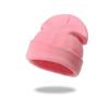 Fábrica de Chapéu de Tricô Acrílico Em Estoque Chapéu de Lã Cor Sólida Atacado Transfronteiriço Unissex Outono e Inverno Chapéu Quente para o Dia a Dia Gorro