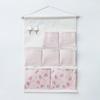 Estilo coreano grande simples porta de armazenamento pendurado saco de parede pendurado multi-camada guarda-roupa saco de armazenamento fábrica vendas diretas