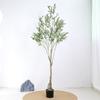 Olivo artificial de Amazon, planta de simulación, planta verde artificial, árbol artificial para suelo de interior, planta verde, decoración suave, planta artificial