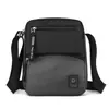 Marca Tendência Estilo Hong Kong Moda Simples Masculina Jovem Bolsa de Ombro Leve Bolsa Transversal Bolsa de Viagem Leve para Exterior Bolsa de Negócios