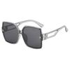 Nuevas Gafas de Sol Naranja de Montura Grande Estilo Celebridad de Internet de Moda para Rostros Cuadrados y Redondos, Unisex, Adelgazantes y Elegantes, Gafas de Sol para Conducir en Verano