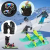 Portátil transfronteiriço esportes de esqui ao ar livre sapatos de esqui feminino esqui infantil suporte de prancha dupla ferramenta para brincar na neve