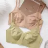 Sujetador de encaje ultra delgado de orejas de conejo para verano, que absorbe la humedad, suave, transpirable, hipoalergénico y de soporte para mujer