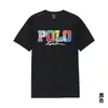 Camiseta de algodão estampada Ralph Lauren Polo transfronteiriça, envia em até 48 horas, 100% algodão, estilo unissex
