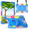 Para iPad Air4 soporte de pulsera de silicona de color contrastante funda para tableta iPad Pro 2020 correa funda trasera resistente a caídas
