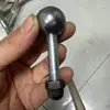 Acero para roscar de acero al carbono con rosca interna, cabeza de bola para taladrado, bola de hierro para chaflanado de agujero ciego, bola de metal niquelada electroplateada