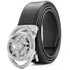Popular en línea popular cinturón de hombre con hebilla automática de doble filo todo partido incrustaciones de diamantes cinturón giratorio venta al por mayor de fábrica