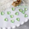 Rinestones para Uñas Ice-Clear Tendencia Verano Coloridos Rinestones de Base Puntiaguda Rinestones Transparentes Irregulares Rinestones Rectangulares de Corazón Ovalados para Uñas