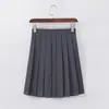 Paquete de Recomendación de Artículo Popular Posventa Gris Dos Volúmenes Traje de Marinero Auténtico Uniforme JK Otoño Manga Larga Falda Plisada Conjunto Auténtico Japonés