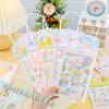 Paquete de Pegatinas Lindas para Planificador Material DIY Pegatinas Decorativas Anime Dibujos Animados Pegatinas de Lámina Dorada Pegatinas de Regalo para Estudiantes Venta al por Mayor