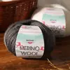 Hilo de Lana Pura Peinada Fino Bola de Hilo de Lana Fina Hermosa 50g Grosor Medio Crochet a Mano DIY Suéter Bufanda Tejida